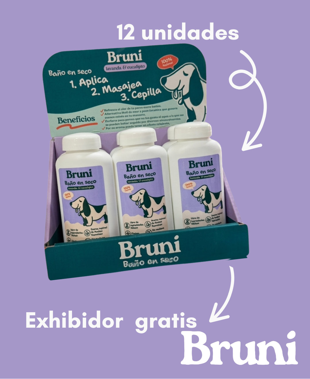 Combo Distribuidor 12 pzas. Bruni, Baño en seco