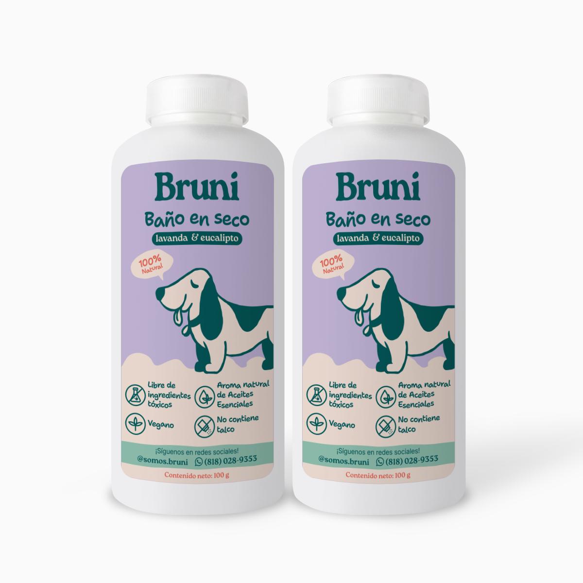 Combo 1: 2 pzas. Bruni, Baño en seco
